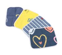 VILLFUL 4Pcs Washable Guinea Pig Pee Pads Reusable Pet Cage Liners for Small Animals Mixed Style Soft Absorbent Material for Guinea Pigs Hamsters