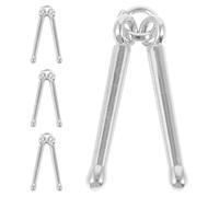 VILLFUL 4pcs Zinc Alloy Drum Sticks Charm Pendant for Music Lovers Creative DIY Jewelry Making Accessories for Bracelets Necklaces and Keychains