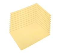 VILLFUL 5 Packs Metallic Gold Mirror Cardstock Paper for DIY Crafts Safe Folding Scrapbooking Greeting Cards Versatile Origami Craft