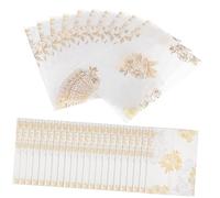 VILLFUL 50 Pcs Invitations Jackets Sturdy Colored Paper Envelopes for Wedding Birthday Wraps Elegant Invitation Sleeves with Easy Assembly and Compact Design