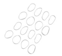 VILLFUL 5000pcs Thick Transparent Hair Rubber Bands for Women High Elasticity Tpu Hair Ties Disposable Strong Stretch for Sports Travel and Daily Use