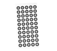 VILLFUL 50pcs 3d Scanning Reflective Markers Dots High Reflection Sturdy 0.15mm Thick Tracking Reference Points Stickers for Positioning Targets