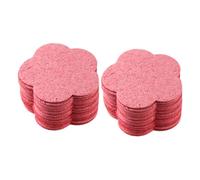 VILLFUL 50pcs Compressed Facial Cleansing Sponges Wood Pulp Material Soft Makeup Removing Face Pads Portable for Daily Skin Care and Gentle Pore Cleansing