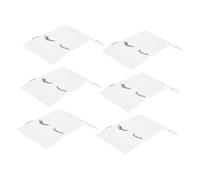 VILLFUL 50pcs Drawstring Cosmetics Bag for Travel Small Makeup Storage Bag Convenient Drawstring Closure for Lash Makeup Organization The Go Random Color