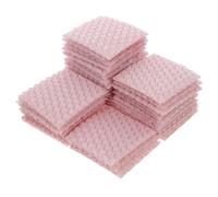 VILLFUL 50pcs Heart Shaped Bubble Mailers for Shipping Packaging Shockproof Bubble Packaging Pouch Cushion Liner for Fragile Items