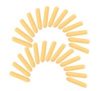 VILLFUL 50pcs Paintbrush Replacement Refill Paint Marker Nibs Tips Acrylic Pen Tips Paint Marker Refill Spare Replacement Khaki Fiber