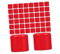 VILLFUL 50pcs Pigeon Foot Bands Solid Color Identification Rings Lightweight Fade-resistant Leg Bands for Quail Doves and Small Poultry Bird Species Differentiation