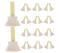 VILLFUL 50pcs Thickened Extended Herbal Moxa Sticks with Base for Moxibustion Therapy Loose Pillars for DIY Treatments Suitable for Home and Professional Beauty Salon Use