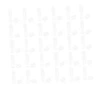 VILLFUL 50Pcs Transparent DIY Lipstick Empty Tubes with Lid Refillable Lip Balm Containers for Homemade Lipstick Storage Travel-friendly