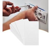 VILLFUL 50pcs Wall Insulation Outlet Pads Electrical Socket Covers Lightweight Insulated Gaskets for Switches and Sockets Prevent Electric Shock and Weatherproof Protection