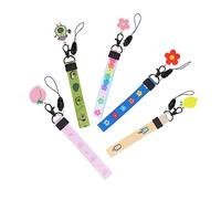 VILLFUL 5Pcs Cartoon Phone Lanyard Wrist Strap Cute Lost Cellphone Hanging Rope for Mobile Phones Players Accessories Comfortable Decorative Mobile Phone Accessories