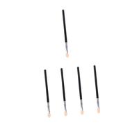 VILLFUL 5pcs Dual-color Latex Sponge Eyeshadow Brush Comfortable Oval Tips Secure Applicator for Women Portable Makeup Tool for Travel Daily Use