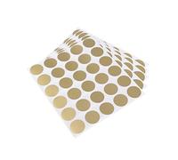 VILLFUL 5Pcs Gold Scratch Off Stickers Self Peel DIY Labels Each for Message Notes Gifts Fundraisers Showers Wedding Save The Dates