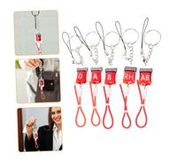 VILLFUL 5pcs Halloween Type Keychain Unique Pendant Keychains A B Ab Rh Types for Halloween Decorations for Keys Fun Stylish Accessories