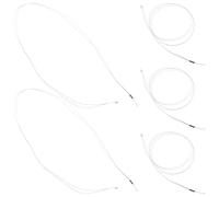 VILLFUL 5PCS K Type Thermocouple Temperature Sensor Probes for 3D Printers 1 Meter XH2.54 Wire Harness, High Precision Thermistor Probes for Hotend and Heated Bed Monitoring