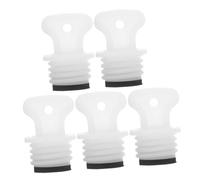 VILLFUL 5pcs Leakproof Hot Water Bottle Sealing Stopper 21mm Rubber Replacement Cap with Gasket for Hot Water Sack Safety and Leak Prevention in Home and Travel Use