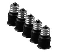 VILLFUL 5pcs Light Bulb Socket Adapter Converter for LED Bulbs Material Lamp Holder Screw Fitting Easy Installation Energy Efficient Base Converter for Home and Holiday Decoration