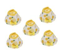 VILLFUL 5pcs Parrot Protective Collar Bird Pecking Cone Bird Neck Band Stylish Decorative