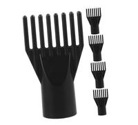 VILLFUL 5PCS Pet Hair Dryer Nozzle Attachments for Quick Drying Comfortable Use for Dogs Cats Durable Material for Home Pet Salon Grooming