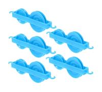 VILLFUL 5Pcs Plastic Pulley Experimental for Physics Teaching Student Pulley Equipment for Interactive Learning and Imagination Development
