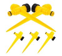 VILLFUL 5pcs Plastic Sprinkler Spike Holder for Agriculture and Lawn, Ground Socket Base, Easy to Install, Sturdy Garden Sprinkler Stake Accessory