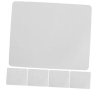 VILLFUL 5pcs Sublimation Blank Mouse Pads Rubber Gaming Computer Desk Mats for Home Office Smooth Surface Heat Transfer DIY Craft Mousepad