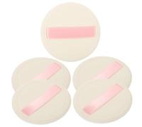 VILLFUL 5Pcs Ultra Soft Decorative Powder for Face and Body Comfortable Setting Powder Applicators Recyclable Makeup Sponges for Loose Mineral and Talcum