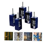 VILLFUL 5pcs Vibration Isolator Hanger Mount Ceiling Suspended Damping Hanger for Hvac Fan Coil Units Home and Commercial Use Galvanized Steel Spring Absorber