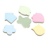 VILLFUL 6 Books of Assorted Colour Memo Stickers Paper Pads Creative Design, Practical Self-stick Notes for School and Office Use, for Recording Reminders and Posting on Walls