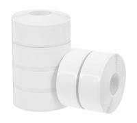 VILLFUL 6 Rolls Mini Printing Label Stickers Rectangular Adhesive Rolls Each Bulk Pack for Mini Label Printer White Matte Self-Adhesive Tags for Small Item Organization Office Warehouse
