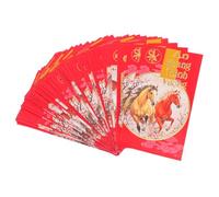 VILLFUL 60pcs Vietnamese Chinese Year Red Envelopes Year Horse Lucky Money Packets for Lunar Spring Festival Multicultural Cultural Fusion Decorative Red Packets