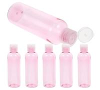 VILLFUL 6pcs 100ml Portable Refillable Squeeze Bottles for Travel, Leakproof Pet and Pp Lotion Containers with Flip Caps, for Dispensing Skincare Products on The Go