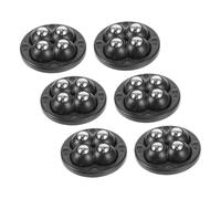 VILLFUL 6pcs Adhesive Swivel Caster Wheels Rotation Small Appliance Furniture Movers Mini Sticky Pullies for Kitchen Trash Can Storage Boxes