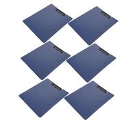 VILLFUL 6pcs Clipboards with Strong Document Clips Foldable Writing Boards for Horizontal Vertical Use Multipurpose Office and Nursing File Holders for Meetings and Professional Settings