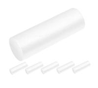VILLFUL 6PCS Craft Foam Cylinders for DIY Christmas Ornaments and Flower Arrangement Supplies Compact Polystyrene Tubes for Holiday Decorations Wedding Party and Home Decor Projects
