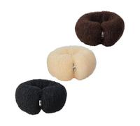 VILLFUL 6pcs Donut Bun Shapers Hair Styling Tool for Women Elastic Nylon Wire Hair Bun Former for Back to School and Evening out Assorted Colour Donut Makers