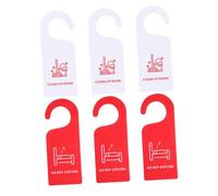 VILLFUL 6Pcs Double Sided Hotel Door Signs Clean Up Room Please Do Not Disturb Bedroom Door Sign Hanging for Office Privacy Communication