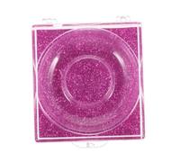 VILLFUL 6pcs Empty Lash Case Plastic Eyelash Storage Box with Lash Tray and Shiny Bottom Cards, Square Shape False Eyelash Holder with Good Seal to Keep Them Clean and Dustproof