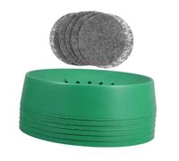 VILLFUL 6pcs Plastic Pigeon Nesting Bowl Set Sturdy Bird Hatching Nest for Pigeons Quails and Doves for Breeding and Nesting in Aviaries