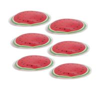 VILLFUL 6pcs Reusable Cooling Eye Ice Packs for Cold Compress Pads for Swelling Redness Dark Circles Fruit Pattern