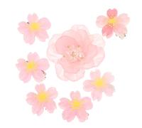 VILLFUL 7pcs Flower Hair Clips for Women and Lightweight Floral Barrettes for Birthday Wedding Prom and Special Occasions Easy to Use Decorative Hair Accessories