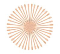 VILLFUL 800pcs Hard Wax Sticks Wooden Applicator for Hair Removal, 88mm Flat Oval Tip Waxing Sticks for Nose, Eyebrow, Face and Body, Single Use Wax Applicator Rods for Spa and Home