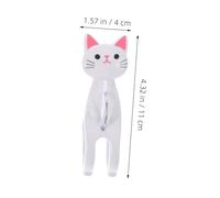 VILLFUL 8pcs Cartoon Cat Beach Chair Clips Non-slip Windproof Towel Holders for Laundry Bed Sheets Quilt Covers Black White Clips for Beach Towels