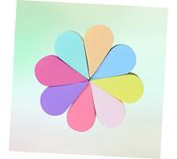 VILLFUL 8pcs Facial Cleaning Sponges Petal Shape Makeup Puff Natural Biodegradable Soft Face Puff for Gentle Deep Cleansing All Skin Types Mixed Colors