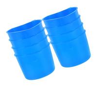 VILLFUL 8pcs Hanging Bird Food Bowls for Cage with Easy Removal Feature, Portable Thickened Plastic Feeding and Watering Bowls for Rabbits and Birds, for Pet Care at Home