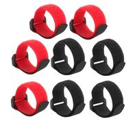 VILLFUL 8pcs Poultry Collars Noise-free Neckbands Anti-crowing Flexible Neck Belts Stop-screaming Bands for Rooster Colors Suitable for Chicken and Goose Farming