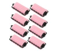 VILLFUL 8pcs Soft Sponge Hair Rollers for Women and Gentle Non-damaging Curlers for Comfortable Home and Salon Styling Multi-use Spiral Curlers for Waves and Bangs Management
