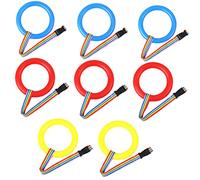 VILLFUL 8pcs Toddler Walking Rope Handles Child Leashes for Boys and Girls 2 to 12 Preschool Kindergarten Safety Wrist Leash Outdoor Walking Rope for Child Supervision Random Color