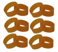 VILLFUL 90pcs Vietnam Rubber Bands Rubber Rings 50 * 20mm Material Strong Elasticity Not Easy to Break Bright Colors for Decoration and Crafts Making