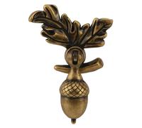 VILLFUL Acorn Shaped Cabinet Pull Handle for Drawer and Closet Doors Zinc Alloy Construction, for Vintage and New Chinese Style Interiors